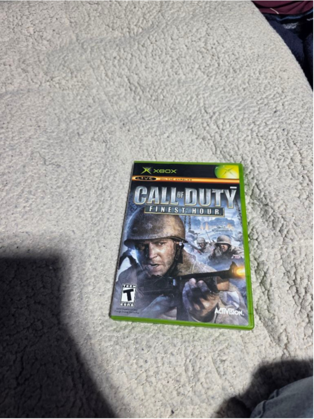 Activision Call of Duty Finest Hour Xbox Video Game One Size Green Black